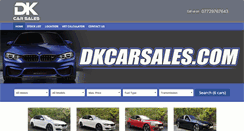 Desktop Screenshot of dkcarsales.com